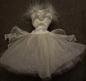 Barbie als Schwanenkönigin im Schwanensee 1997 weiße Feder Tutu NUR KLEID - Bild 1 von 5