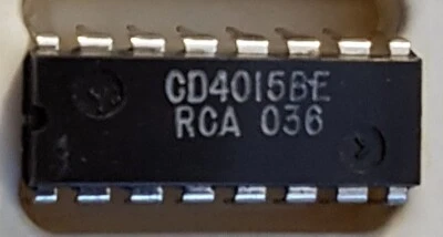 CD4015BE CMOS Dual 4-Stage Schieberegister - Bild 1 von 2