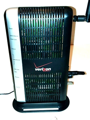 Verizon Actiontec With Cables, CD Manuel, Power Pack.       F - Image 1 of 4