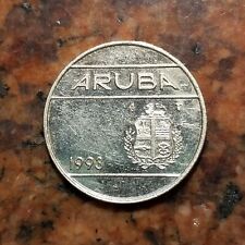 1993 ARUBA 25 CENTS COIN - #B3789