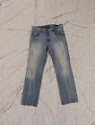 A/X Armani Exchange Jeans Mens 32x30 J101 Distressed Light Wash Blue USA 🇺🇲
