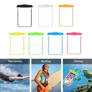 Mobile Phone Swimming Fluorescent Underwater Dry Pouch Waterproof Cover Case CN - Picture 1 of 26