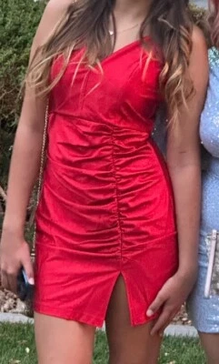 Women Sexy Mini Dress Glitter Bodycon Dress Evening Party Cocktail1Gown - Image 1 of 2