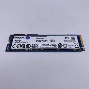 Kingston 2280mm NV2 2TB PCIe 4.0 NVMe M.2 SSD SNV2S/2000G Solid State Drive - Photo 1/3