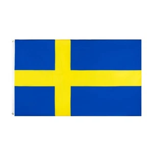 New 90x150cm Sweden Flag SE Konungariket Sverige Tennis - Picture 1 of 6