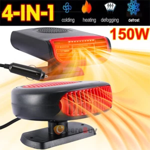 150W Portable Heater Heating Cooling Fan Defroster Demister for Car Truck 12V DC - Picture 1 of 65