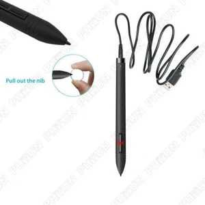 P80 Digital Pen Rechargeable For Huion Graphic Drawing Tablet Wireless USB Black - Picture 1 of 10