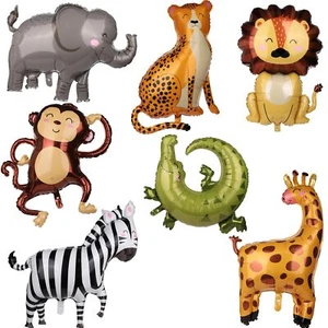 7pcs Jungle Safari Animal Balloons Various Animal Theme Party Balloons Animal... - Picture 1 of 7