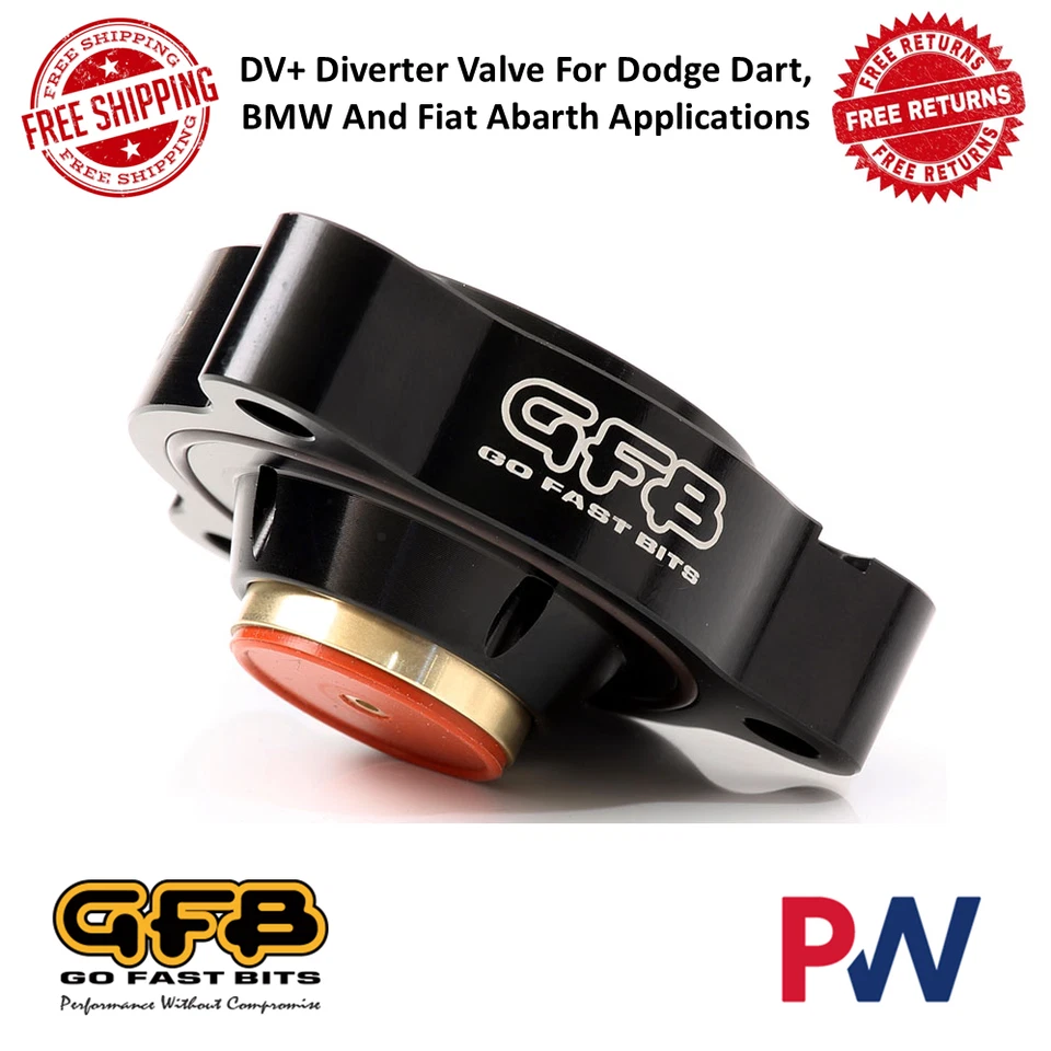 Válvula desviadora Go Fast Bits DV+ para aplicaciones Dodge Dart, BMW y Fiat Abarth Foto 1 de 4
