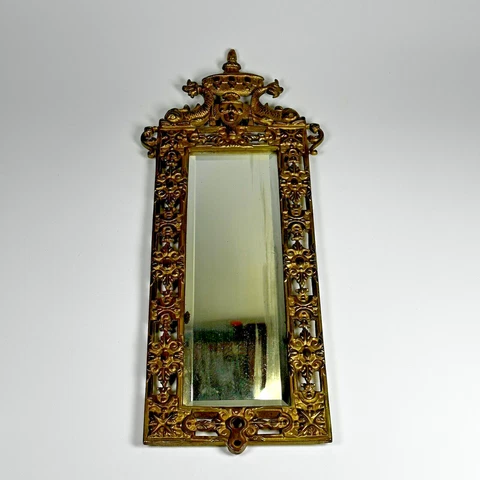 Exquisite Brass Victorian Mirror George III Cover