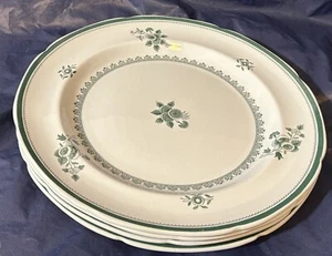4 Copeland Spode Spodes Gloucester Green 10.25" Dinner Plates - Picture 1 of 4