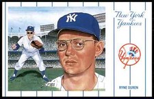 1991 Historic New York Yankees Ryne Duren Postcard #8