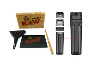 raw 1 1/4 cone loader kit + new design cone  grinder filler storage 3 in 1 - Picture 1 of 6