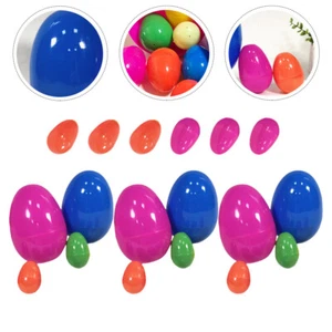 18pcs Easter Basket Stuffer Easter Hanging Decorations Fake Eggs - Picture 1 of 12
