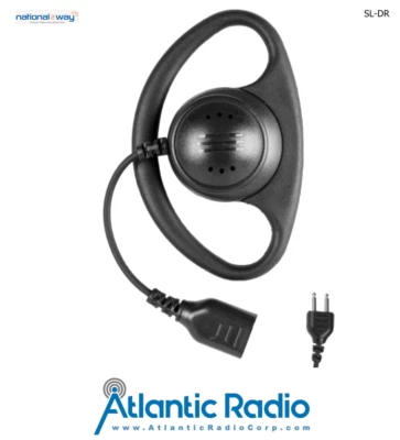 National 2 Way SL-DR  Snaplock Earpiece/Earhook with Flexible Soft Rubber - Image 1 of 2