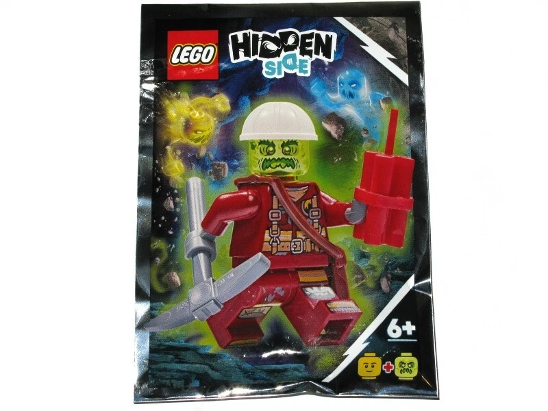 Подлинная минифигурка LEGO Haunted Worker Hidden Side упаковка из фольги 792007 совершенно новая - Изображение 1 из 1