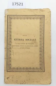 Marchese di Villarosa Della guerra sociale per la cittadinanza Romana all'Italia - Foto 1 di 5