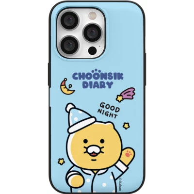 Kakao Friends Choonsik Diary Magnetic Card Case for iPhone 13 12 11 Pro Max mini - Image 1 of 4
