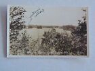 A1535 Postcard Wi Wisconsin Rppc Cable View On Cable Lake