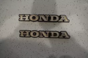 1975 Honda CB 360 CL 360 Gas Tank Badges original vinatge - Picture 1 of 7
