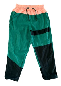 Nike Flight Series Pantaloni Jogger Giacca a Vento CN8512-361 Rosa/Giada Uomo Medium - Foto 1 di 8