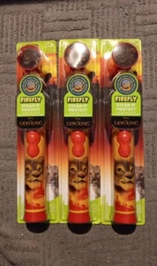 3 Disney Lion King Firefly Clean N' Protect Toothbrush with Cap (Y10) - Picture 1 of 2