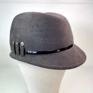 Kangol Military Collette Size L Made In USA Handmade Felt Metal Stud Detail Rare - Picture 1 of 9