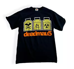 DEADMAU5 Damen T-Shirt schwarz radioaktiv Gift Konzert EDM DJ Emo Rave RAR - Bild 1 von 3