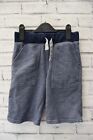 BOYS BLUE SWEATPANT BLUE PULL CORD WAIST SHORTS  AGE 9 /  10 YEARS       A7