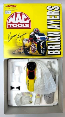 2000 Brian Ayers MAC Tools Pro Stock Motorcycle NHRA 1:9 Action 1/5004 In Box - Image 1 of 4