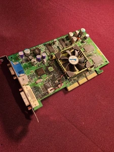 Vintage MSI MS-8870 Nvidia GeForce4 Ti AGP DVI VGA 64MB Graphics Card NEW - READ - Picture 1 of 4