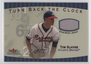 2001 Fleer Tradition Turn Back The Clock Jerseys Tom Glavine HOF - Picture 1 of 4