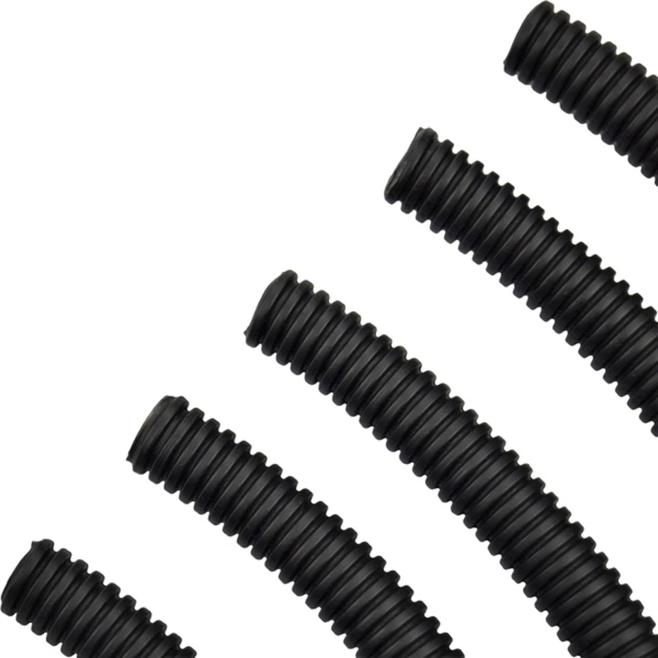 Cable Tidy Conduit Flexible Corrugated Sleeving Convoluted Tubing Protection - Image 1 of 1