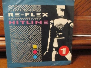 Re-flex "Hitline / Flex it" EMI Promo 45 & Picture Sleeve in Excellent Condition - Imagen 1 de 7