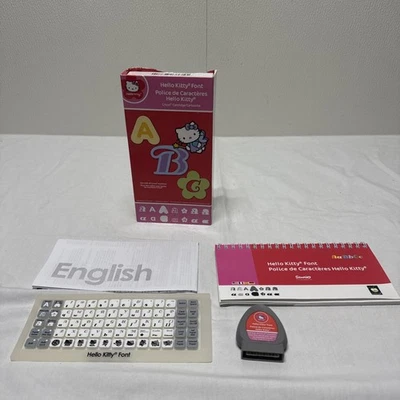 Cartucho Sanrio 2008 Hello Kitty Font Cricut completo en caja (29-0699) Foto 1 de 4