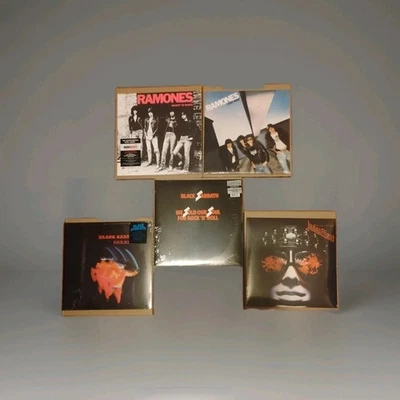 Lot Of 5 BrandNEW Records Black Sabbath The Ramones Judas Priest Punk Rock Metal - Imagem 1 de 4