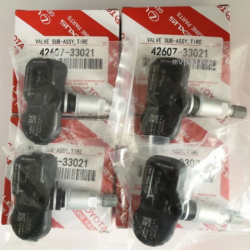 OEM 4X 42607-33021 TPMS PMV-107J For Toyota Lexus TIRE PRESSURE MONITOR SENSOR Foto 1 de 4