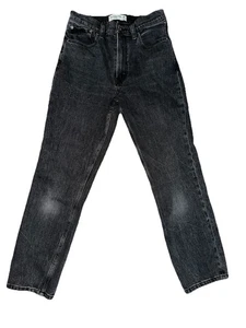 Abercrombie & Fitch The Mom Damenjeans hoher Bund Größe 2 Schrittlänge 26” - Bild 1 von 4