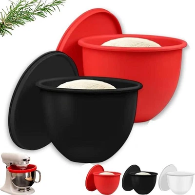 Mixaid Silicone Liners for Kitchenaid Tilt-Head 5 Qt Mixers Attachments Bowls