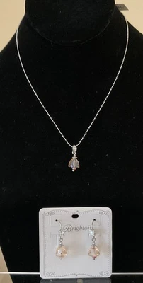 ELEGANTE NUEVO CON ETIQUETAS BRIGHTON NAVIDAD VACACIONES BELLE COLLAR Y CONJUNTO DE PENDIENTES DE ALAMBRE FRANCÉS Foto 1 de 4