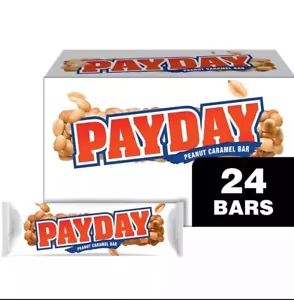 Original PAYDAY Peanut Caramel Candy Bars, 1.85 Oz (24 Count) - Ship Daily - Picture 1 of 7