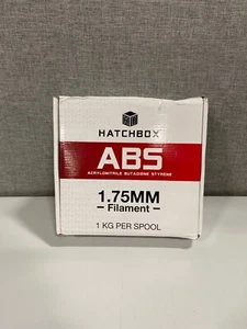 HATCHBOX ABS 1,75 mm filament drukarki 3D w kolorze przezroczystym niebieskim, szpula 1kg - Zdjęcie 1 z 3