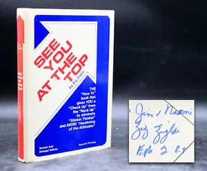 Zig Ziglar SEE YOU AT THE TOP 1977 mit DJ Erfolgs Vermögensführer SIGNIERT - Bild 1 von 8