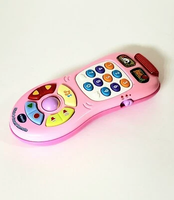 VTech Click & Count Remote Pink Learn 2 Count Interactive Educational Toy Tested - Image 1 of 4