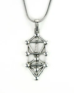 Collana Sephiroth, Albero della Vita Kabbalah Sephirot Qabalah Cabala Etz haChayim - Foto 1 di 7