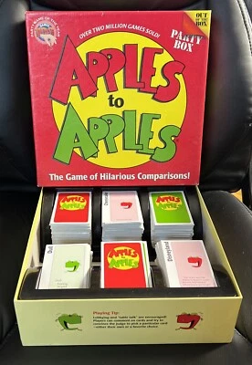 Apples to Apples Party Box - The Game of Hilarious Comparisons! Over 500 Cards! - Image 1 of 4
