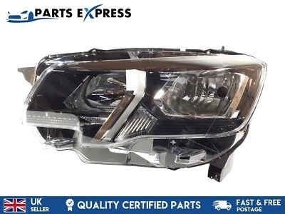 PEUGEOT PARTNER 2018 - 2023 OE PASSENGER LEFT LH HALOGEN HEAD LIGHT : 9816826280 - Image 1 of 4