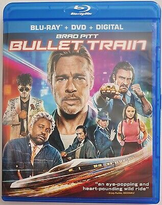 Bullet Train Blu Ray + Dvd 2 Disc Set Free Worldwide Shipping Brad Pitt • 12.99$