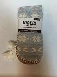 MUK LUK LUK EES WOMEN'S SLIPPER SOX Multi Color SIZE L/XL (8-10) (7-FD-12) - Picture 1 of 7