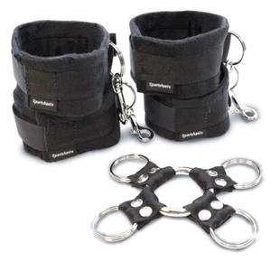 SportSheets 5 Piece Hog Tie And Cuff Set - Picture 1 of 4
